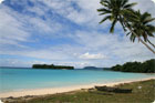 La plage de Port-Olry, petit village tranquille au Nord 'Espiritu Santo