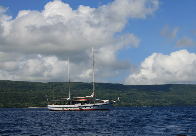 Le Coongoola, voilier de croisière