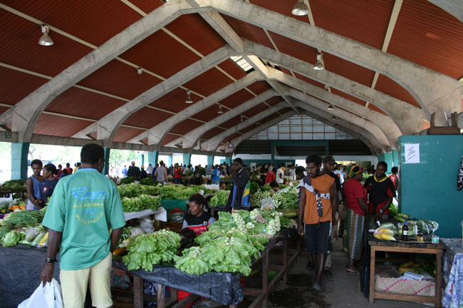 Le marché de Port-Vila