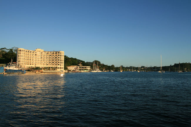 Arrivée au port de Port Vila