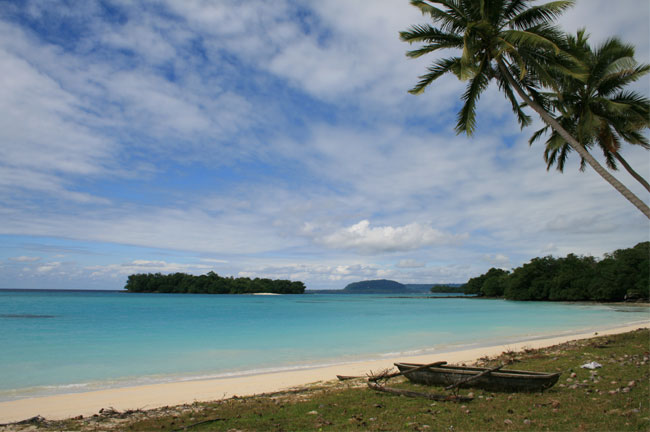 La plage de Port-Olry