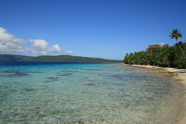 Une plage au nord d'Efate