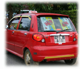 Taxi Matiz au Vanuatu