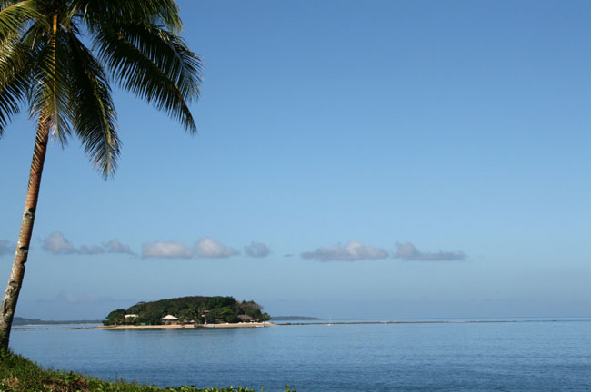 Et oui... cette île est un hôtel